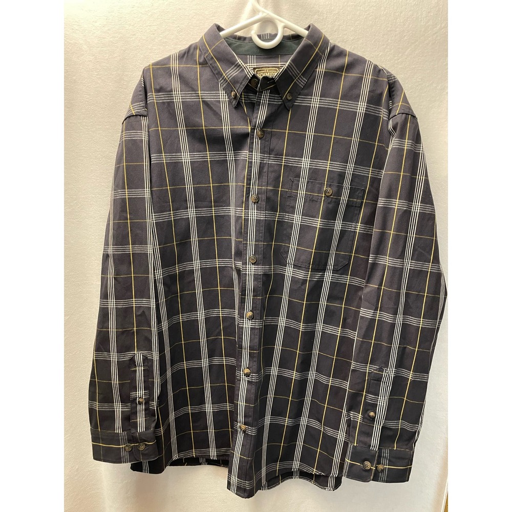 CE Schmidt workwear blue white heavy long sleeve XL button down men’s‎